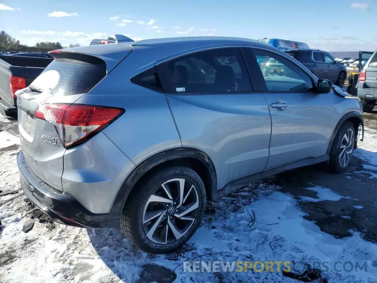 3 fotografías del automóvil dañado 3CZRU6H1XLM713706 HONDA HR-V 2020