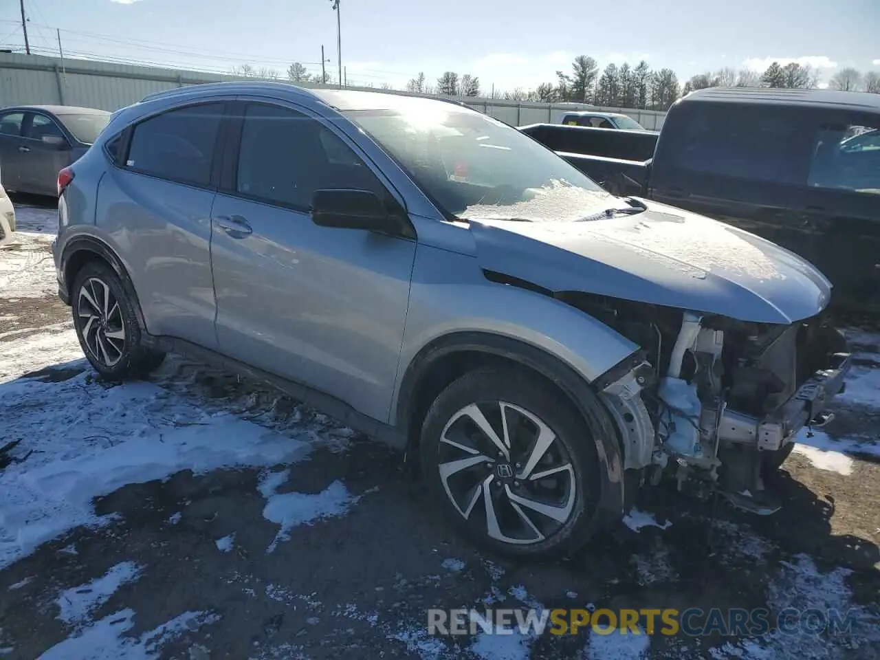 4 fotografías del automóvil dañado 3CZRU6H1XLM713706 HONDA HR-V 2020