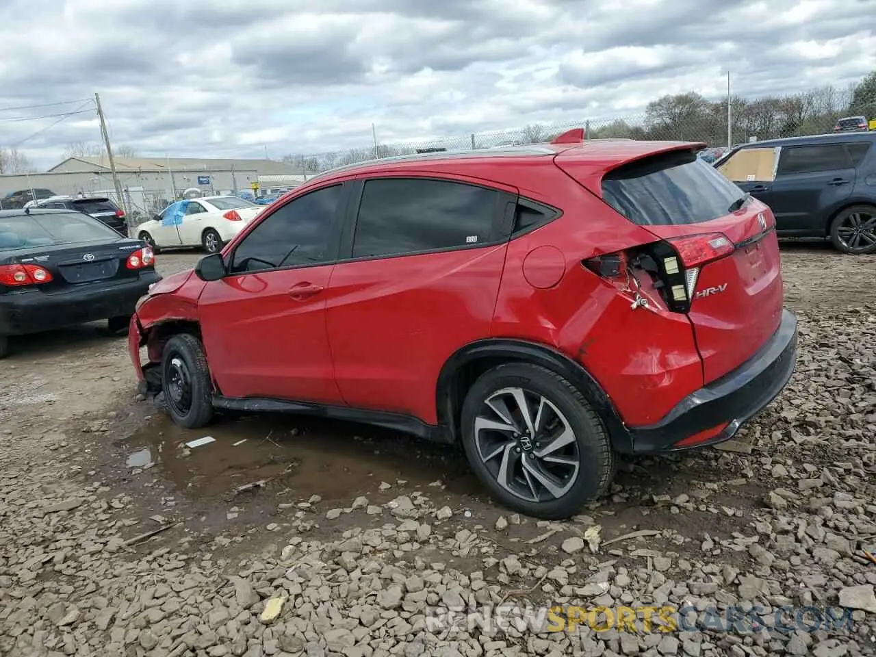 2 fotografías del automóvil dañado 3CZRU6H1XLM736712 HONDA HR-V 2020