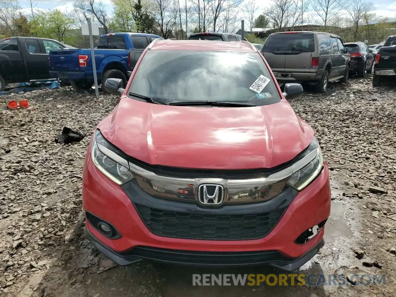 5 fotografías del automóvil dañado 3CZRU6H1XLM736712 HONDA HR-V 2020