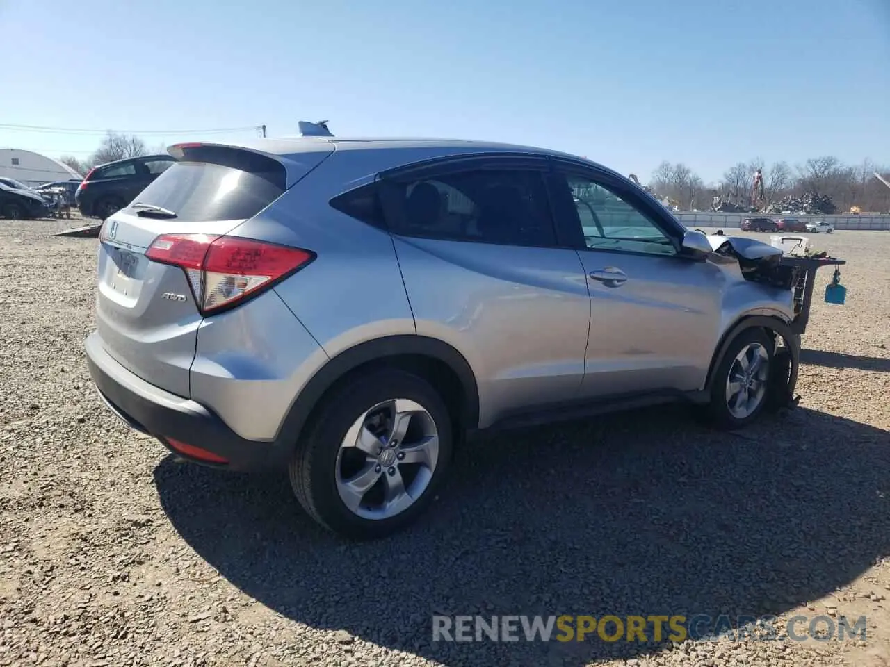 3 fotografías del automóvil dañado 3CZRU6H30LG701340 HONDA HR-V 2020