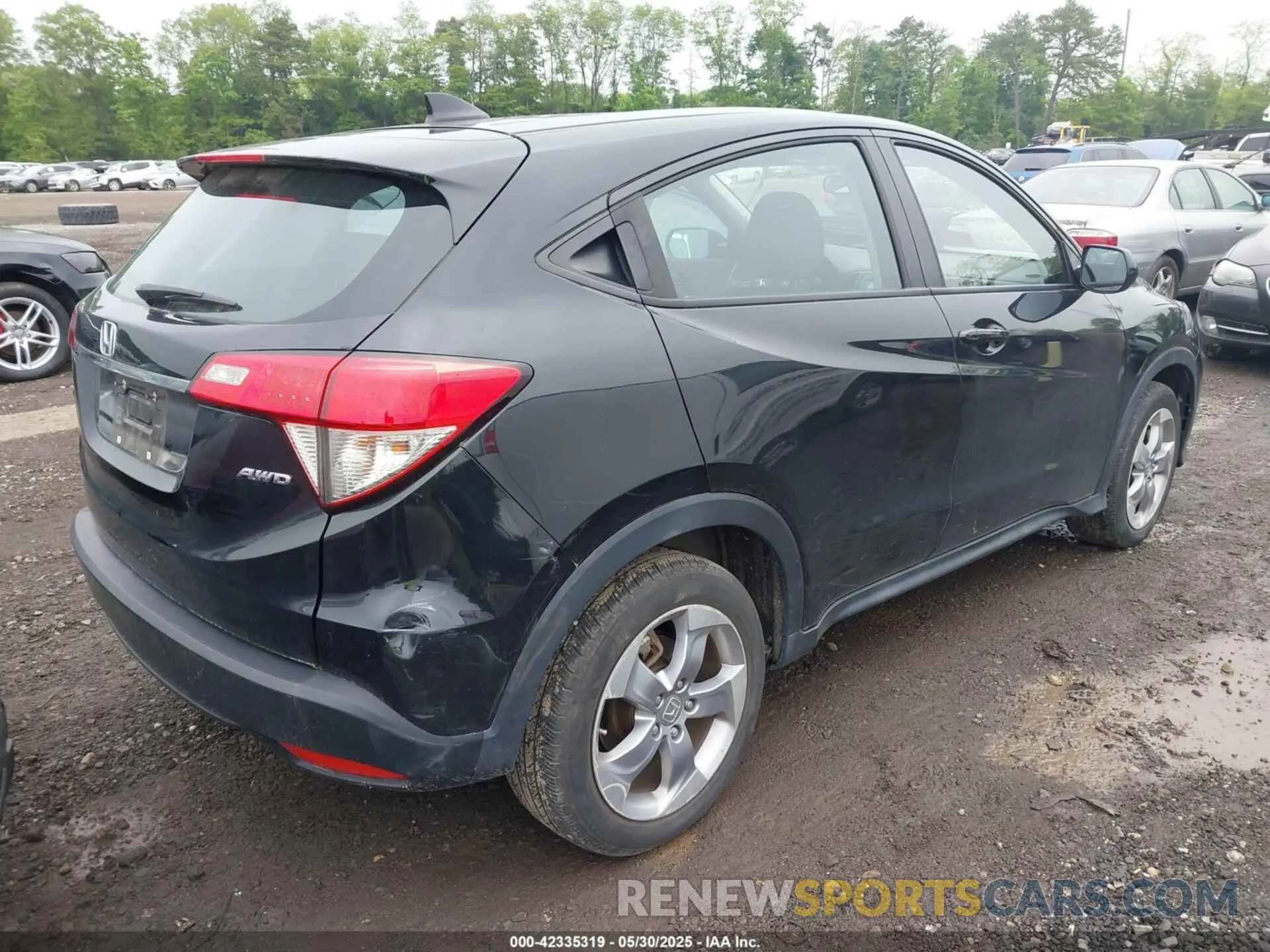 4 fotografías del automóvil dañado 3CZRU6H30LM721850 HONDA HR-V 2020