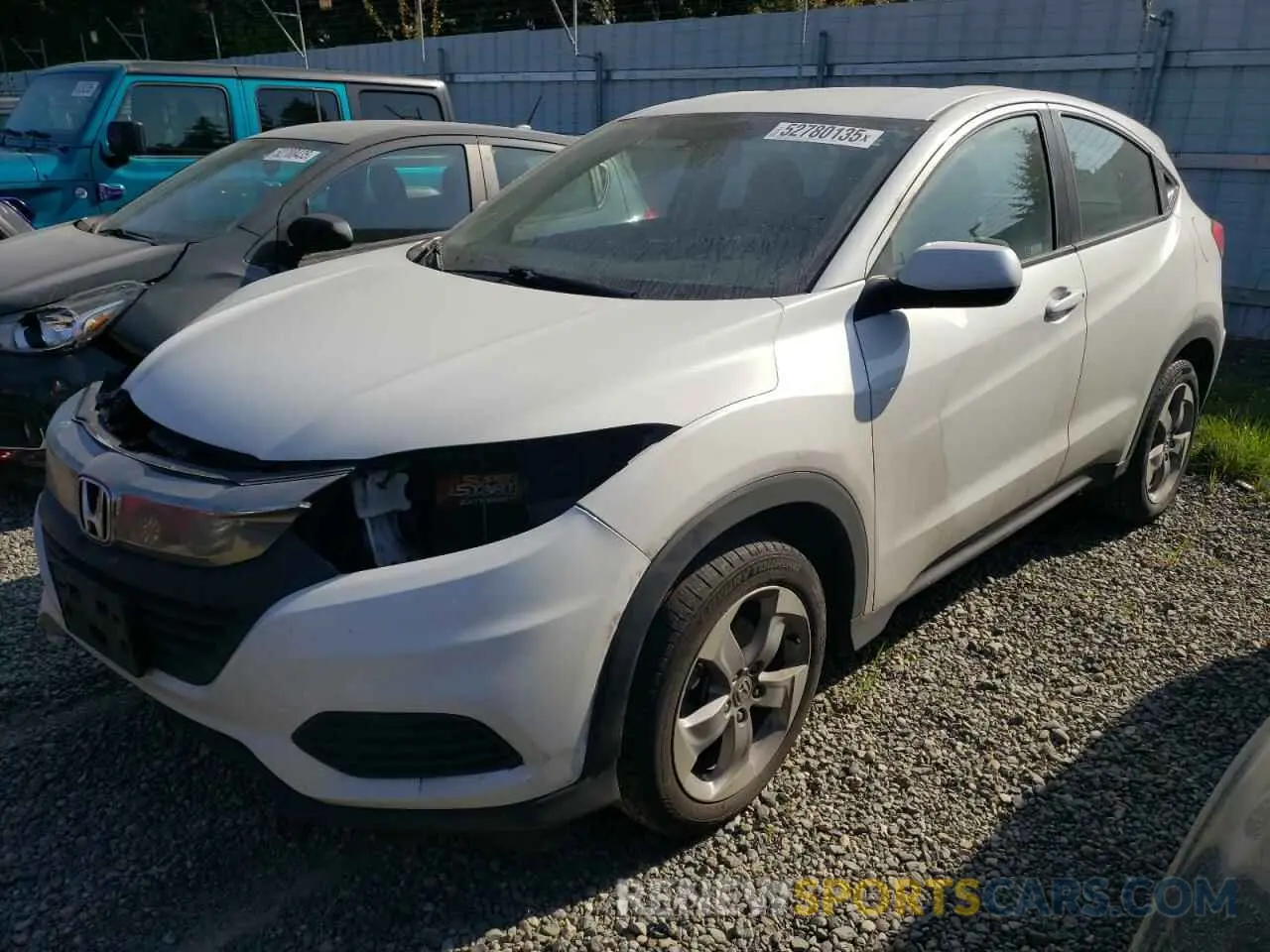 1 fotografías del automóvil dañado 3CZRU6H31LM718486 HONDA HR-V 2020