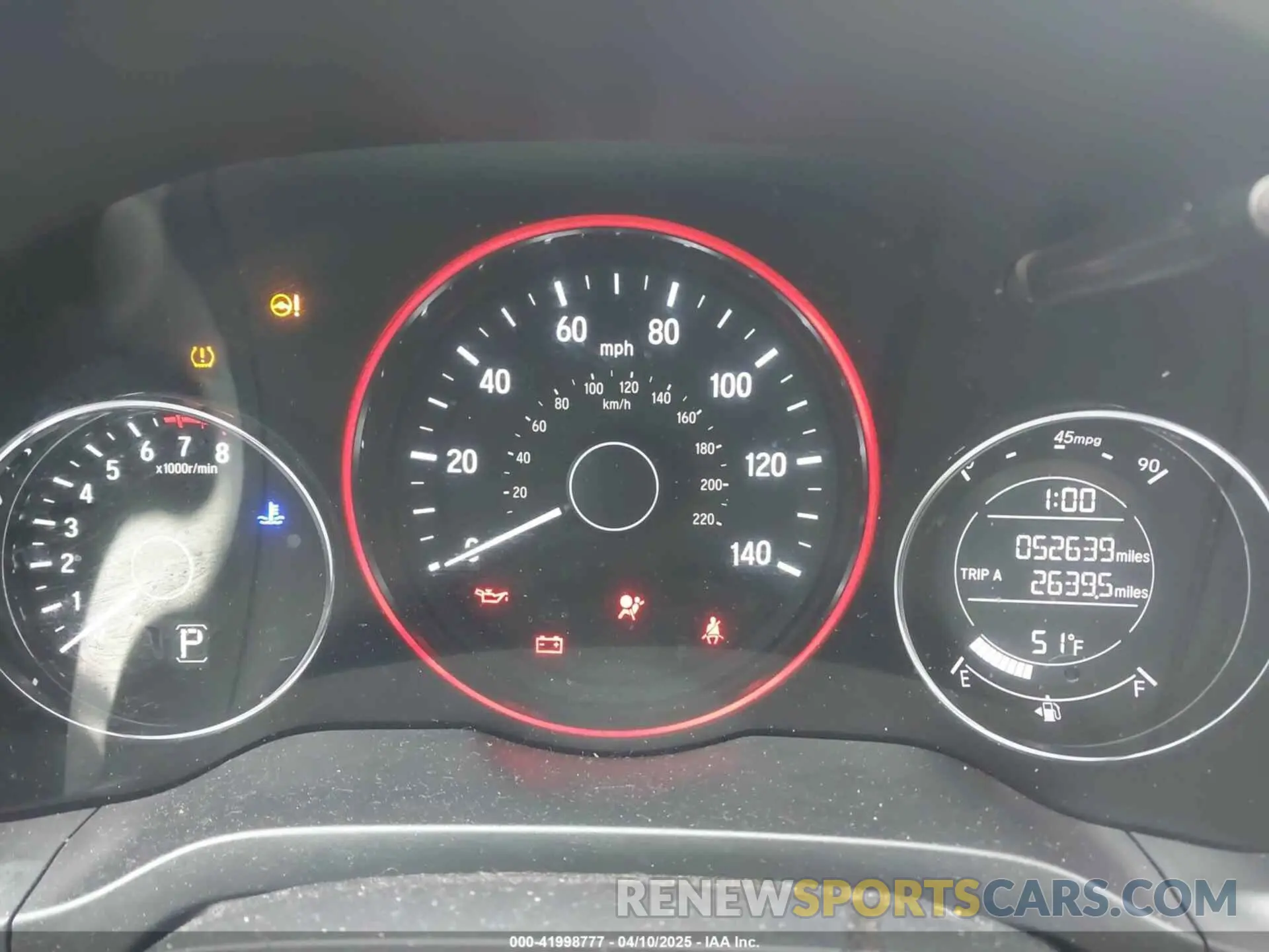 7 fotografías del automóvil dañado 3CZRU6H32LM709800 HONDA HR-V 2020