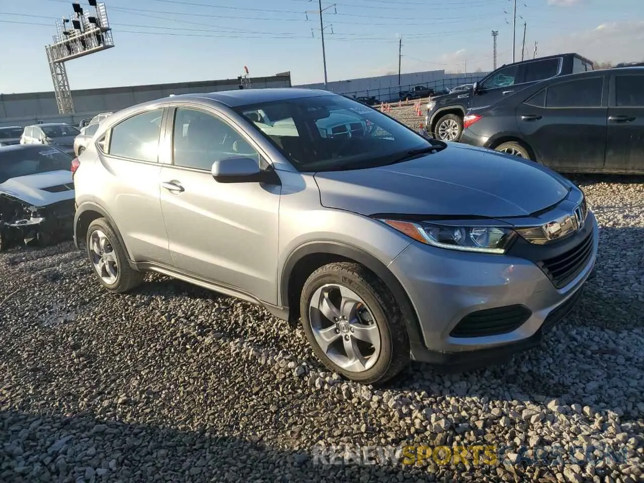 4 fotografías del automóvil dañado 3CZRU6H34LM737582 HONDA HR-V 2020
