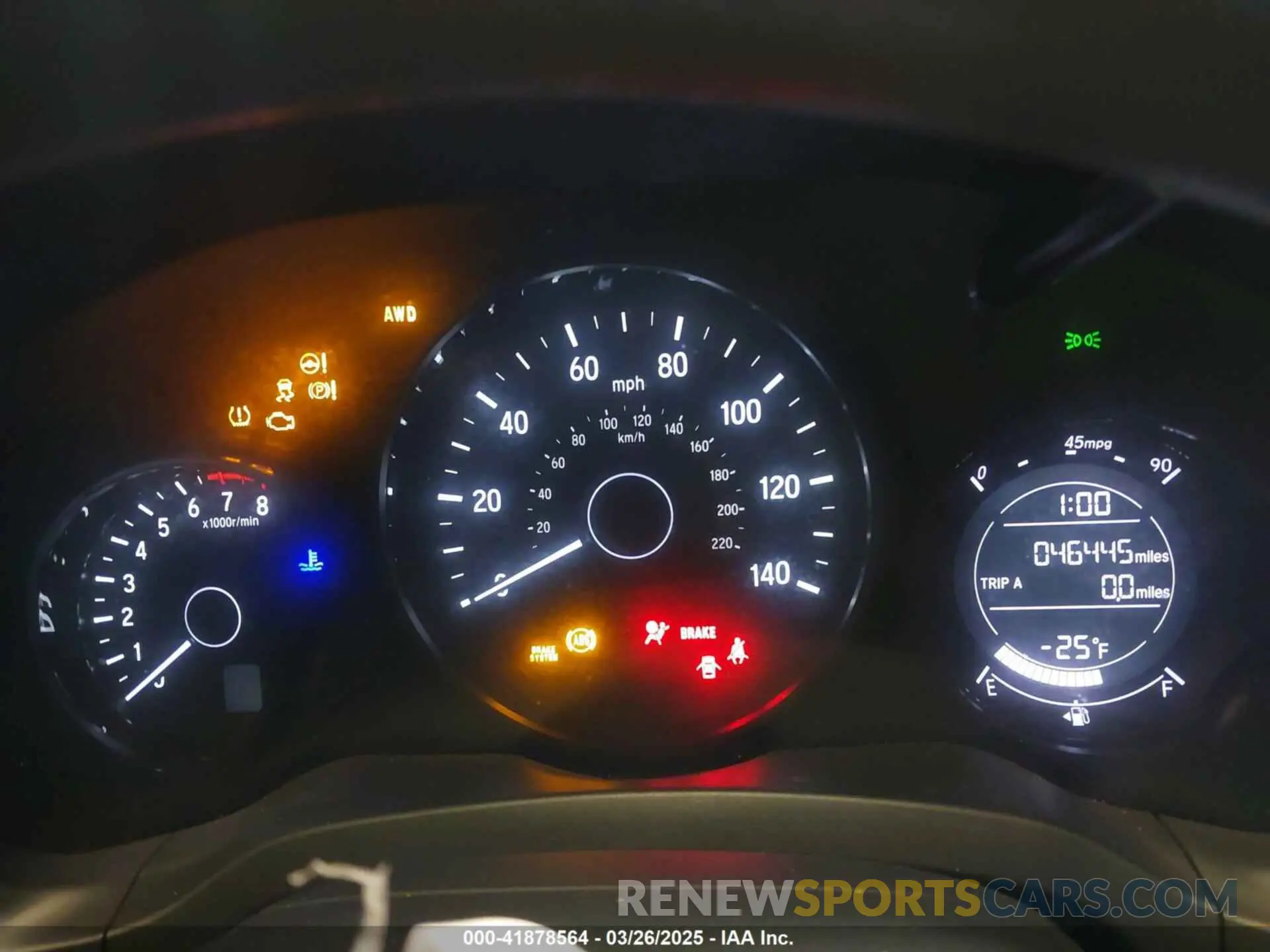 7 fotografías del automóvil dañado 3CZRU6H35LG701205 HONDA HR-V 2020