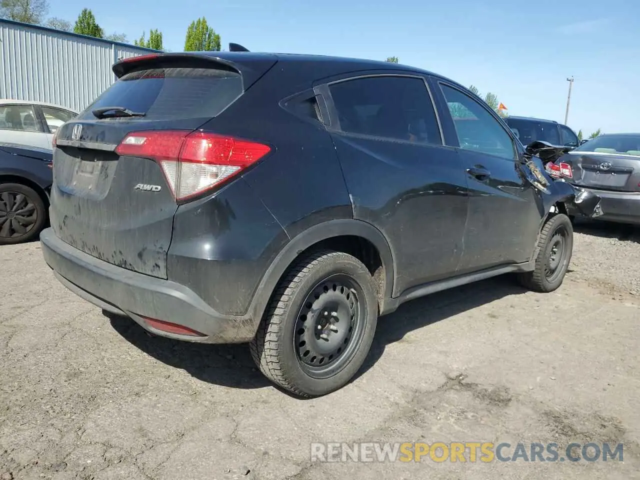 3 fotografías del automóvil dañado 3CZRU6H35LG703410 HONDA HR-V 2020
