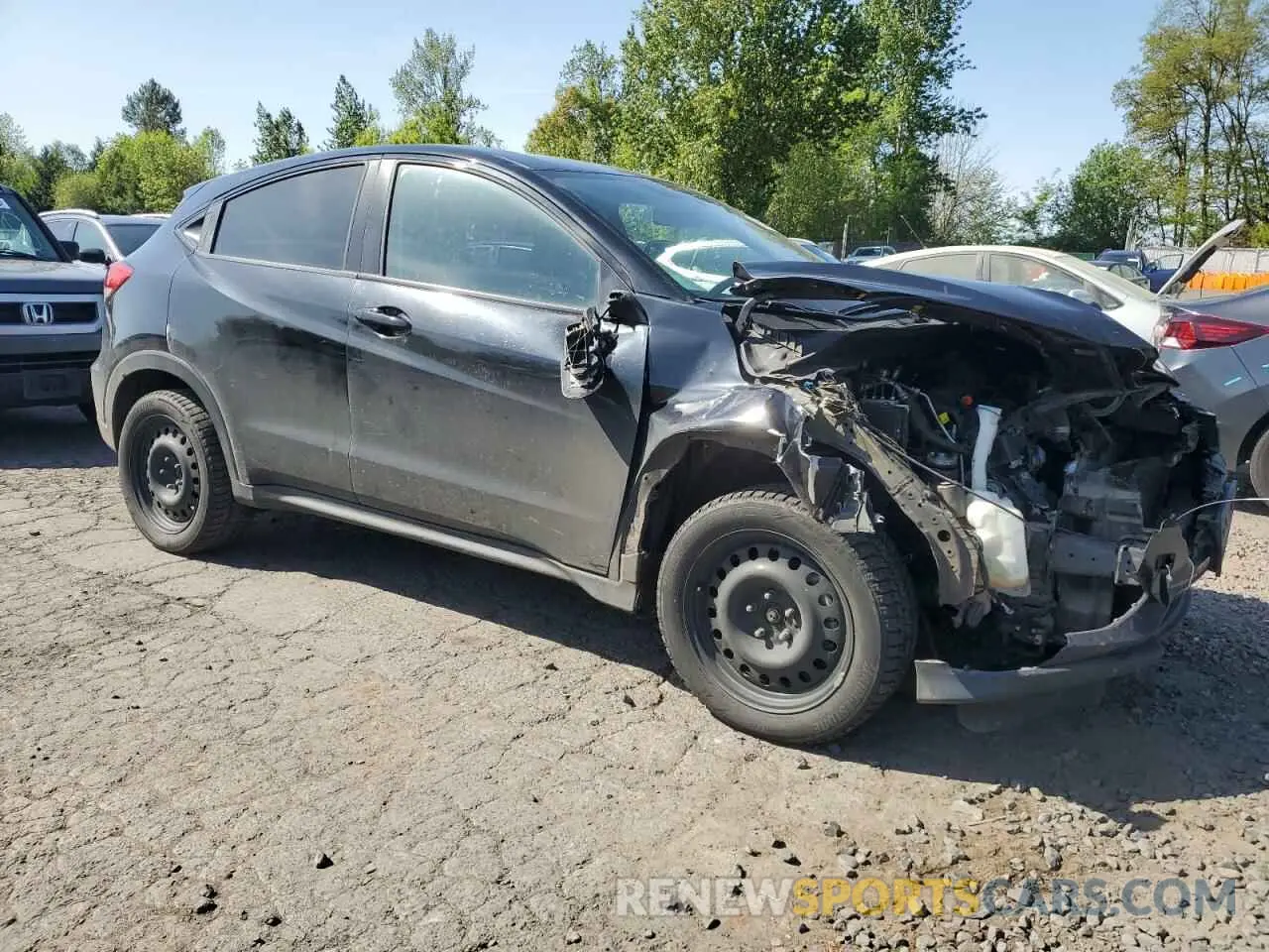4 fotografías del automóvil dañado 3CZRU6H35LG703410 HONDA HR-V 2020