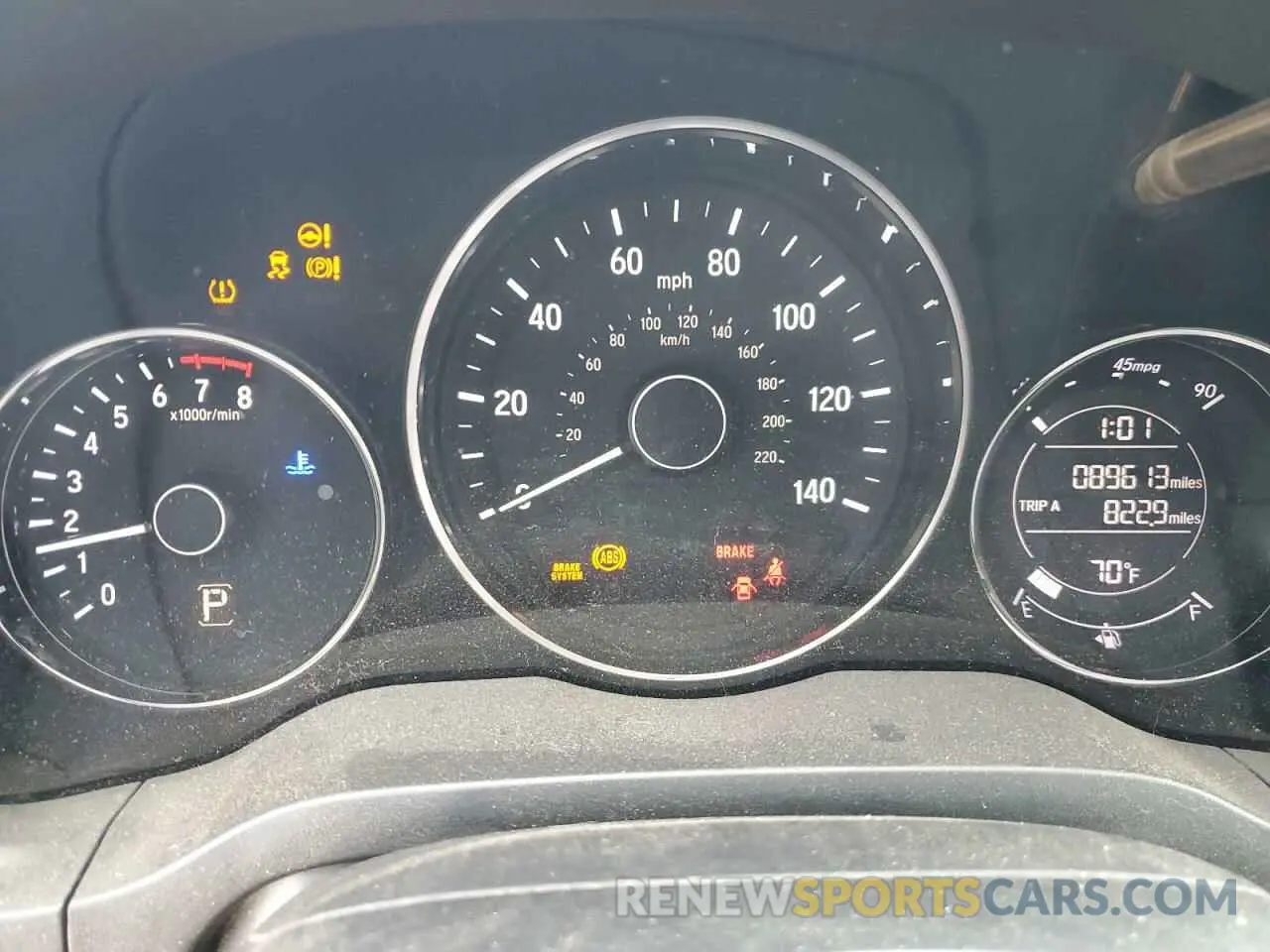 9 fotografías del automóvil dañado 3CZRU6H35LG703410 HONDA HR-V 2020