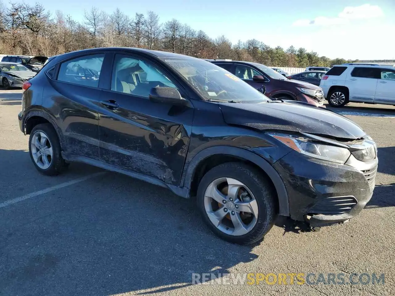 4 fotografías del automóvil dañado 3CZRU6H35LM715722 HONDA HR-V 2020