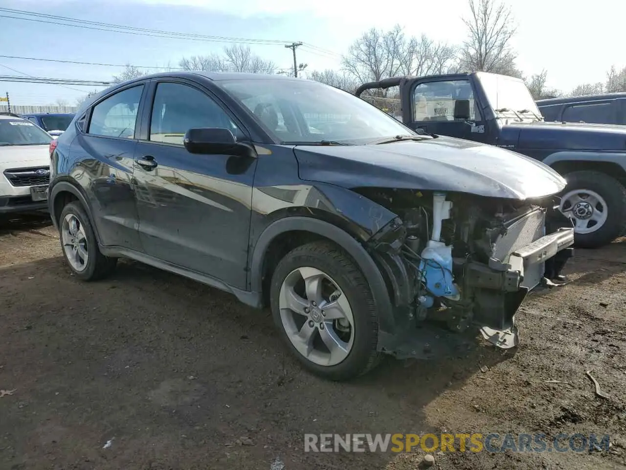 4 fotografías del automóvil dañado 3CZRU6H37LM717021 HONDA HR-V 2020