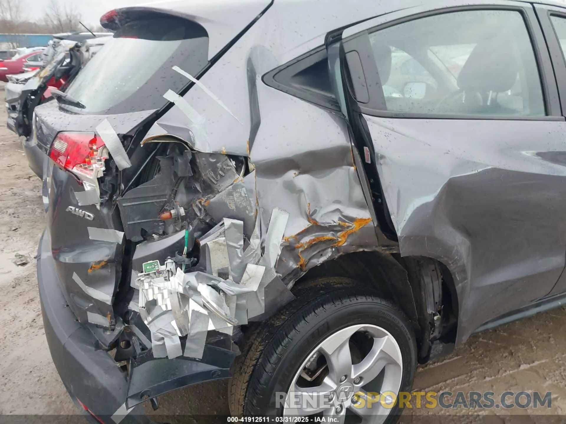 6 fotografías del automóvil dañado 3CZRU6H37LM738337 HONDA HR-V 2020