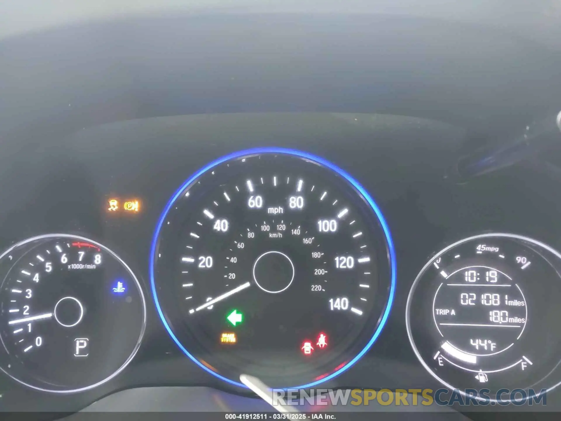 7 fotografías del automóvil dañado 3CZRU6H37LM738337 HONDA HR-V 2020