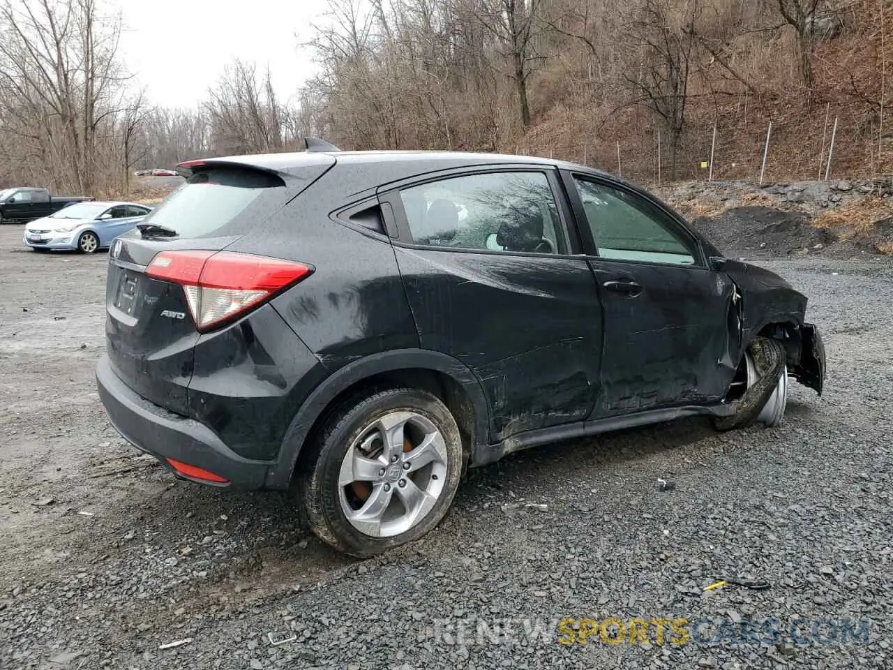 3 fotografías del automóvil dañado 3CZRU6H38LG701201 HONDA HR-V 2020
