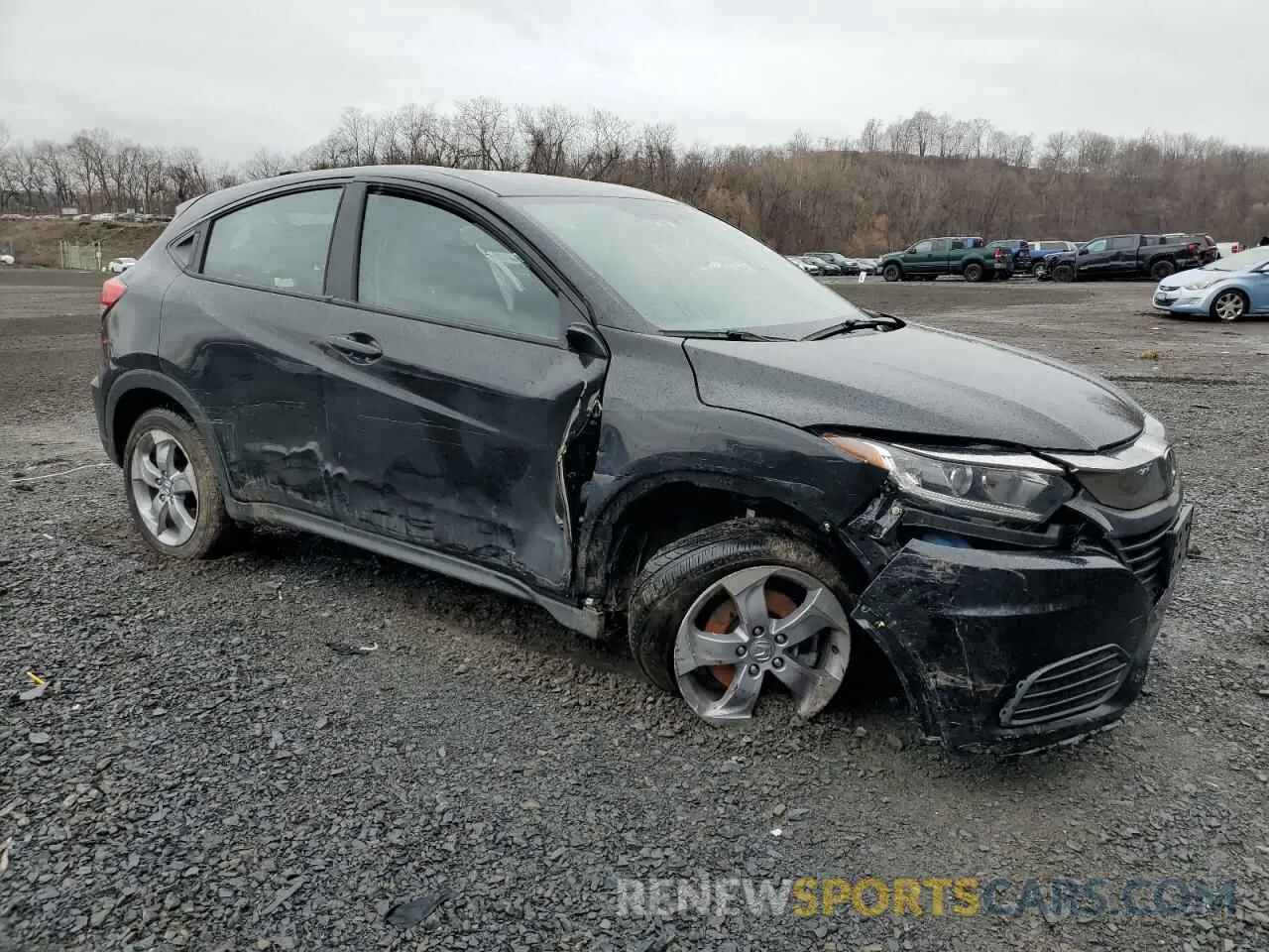 4 fotografías del automóvil dañado 3CZRU6H38LG701201 HONDA HR-V 2020