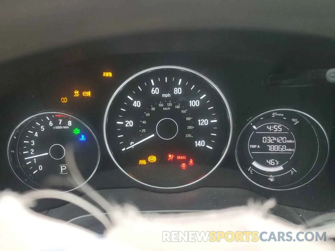 9 fotografías del automóvil dañado 3CZRU6H3XLG701233 HONDA HR-V 2020