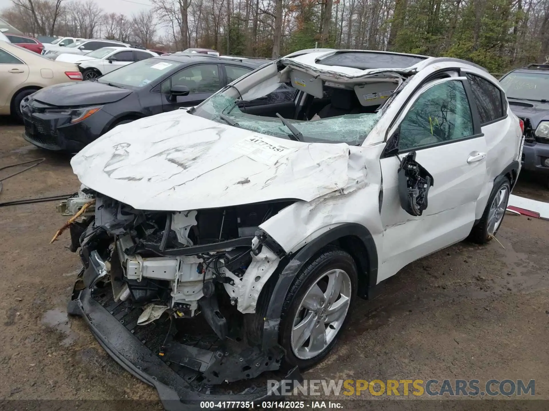 6 fotografías del automóvil dañado 3CZRU6H52LM723603 HONDA HR-V 2020