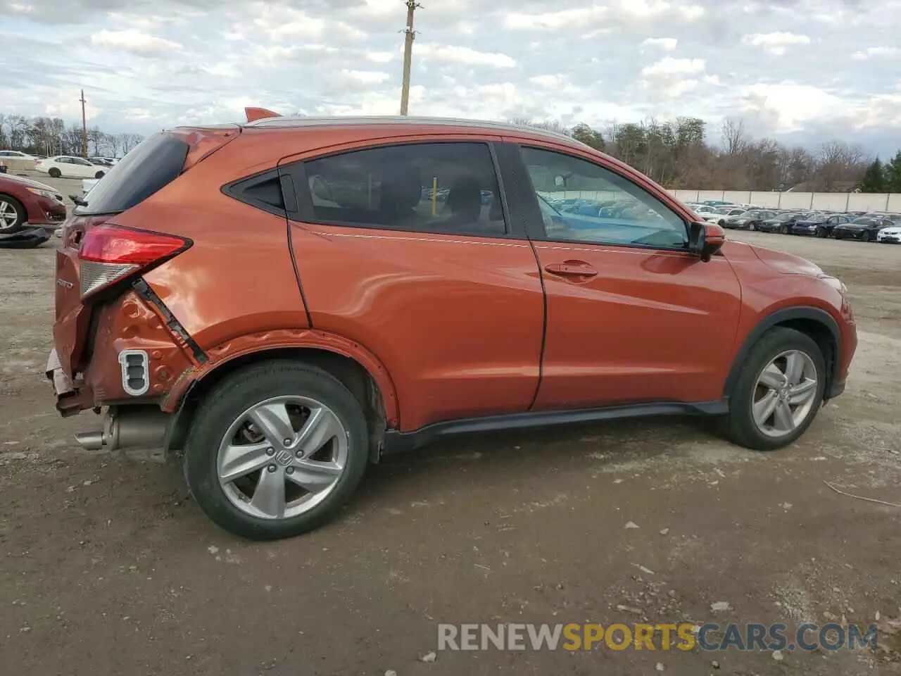 3 fotografías del automóvil dañado 3CZRU6H53LM724355 HONDA HR-V 2020