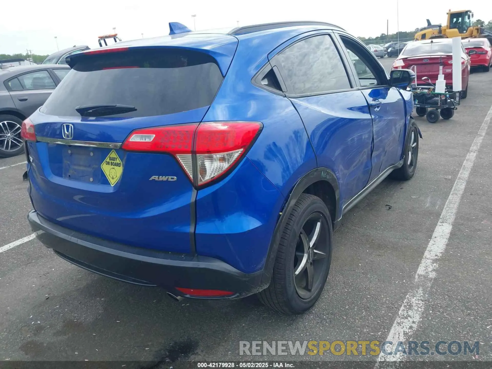 4 fotografías del automóvil dañado 3CZRU6H54LM733047 HONDA HR-V 2020