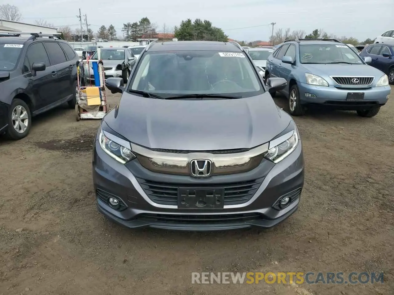 5 fotografías del automóvil dañado 3CZRU6H57LM717859 HONDA HR-V 2020