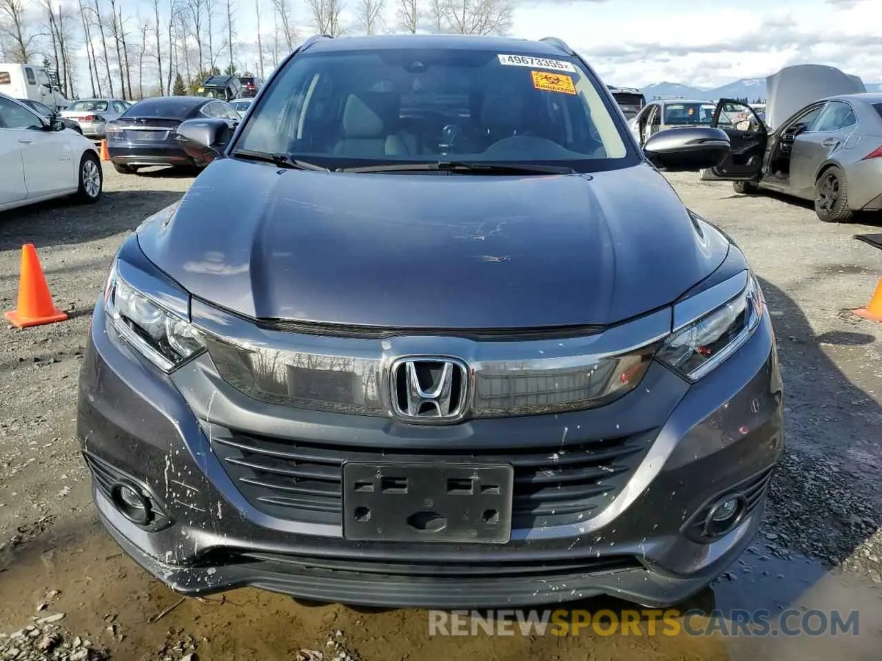 5 fotografías del automóvil dañado 3CZRU6H58LM707244 HONDA HR-V 2020
