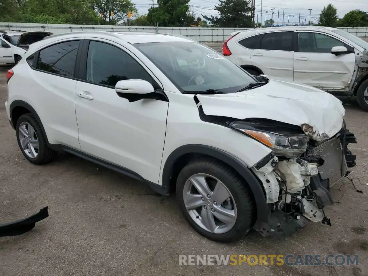 4 fotografías del automóvil dañado 3CZRU6H58LM709169 HONDA HR-V 2020