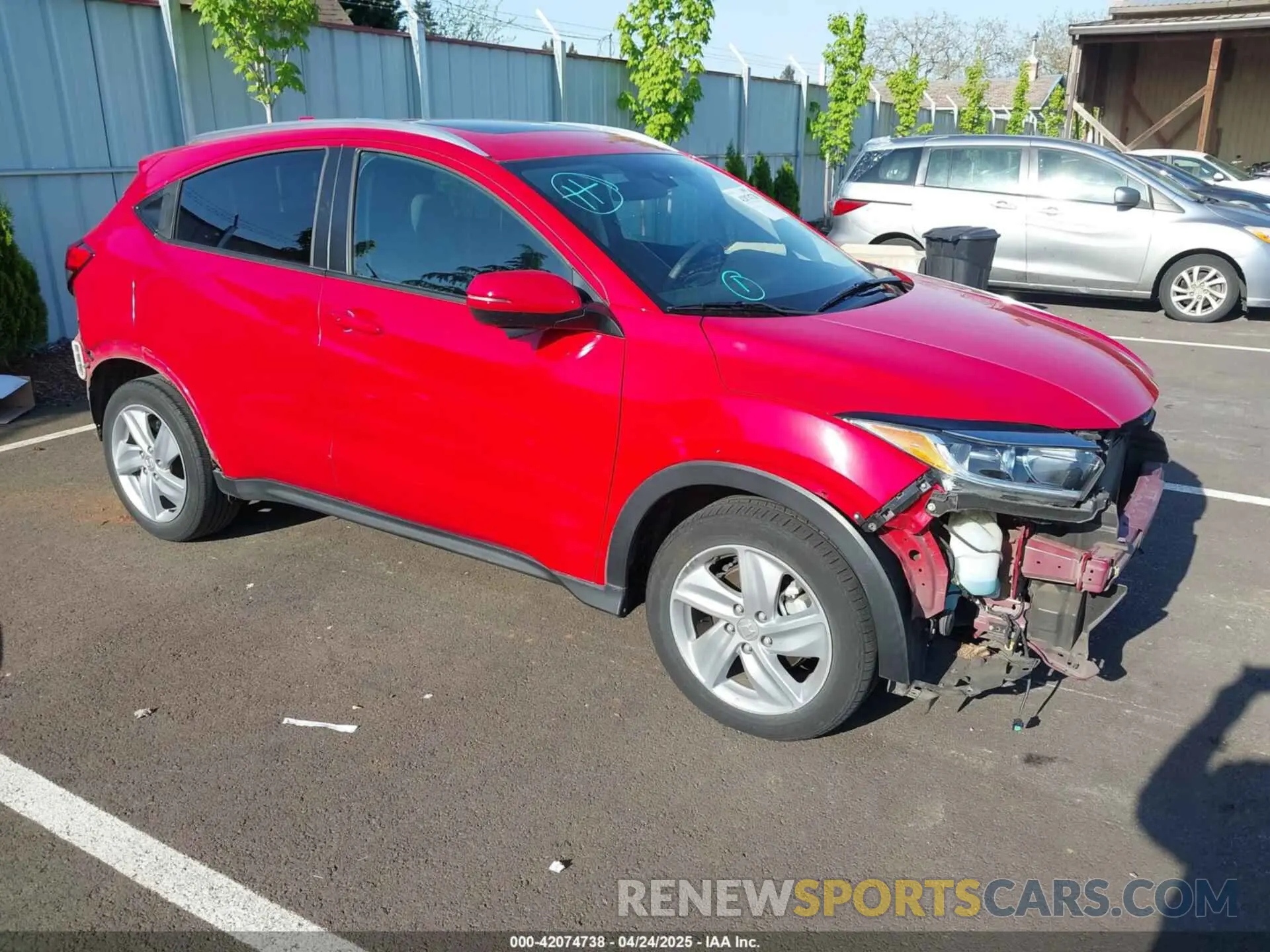 1 fotografías del automóvil dañado 3CZRU6H58LM714601 HONDA HR-V 2020