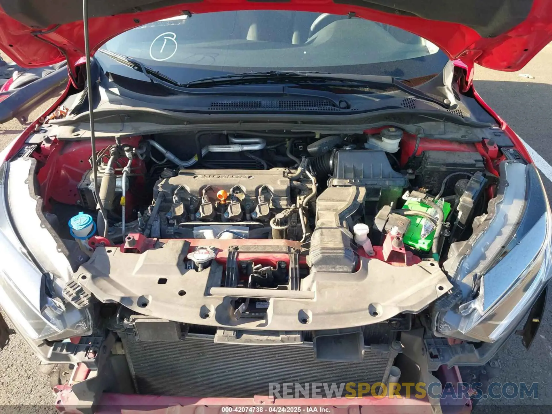 10 fotografías del automóvil dañado 3CZRU6H58LM714601 HONDA HR-V 2020