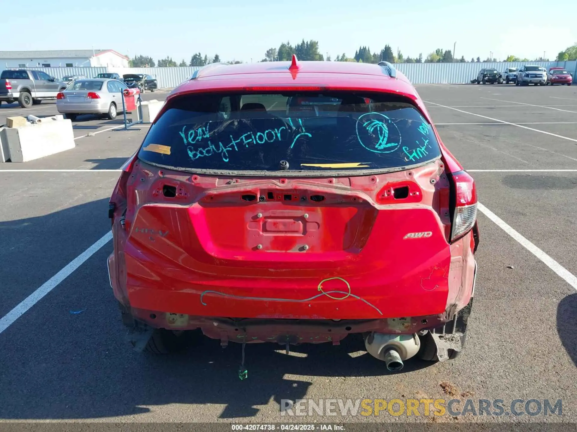 17 fotografías del automóvil dañado 3CZRU6H58LM714601 HONDA HR-V 2020