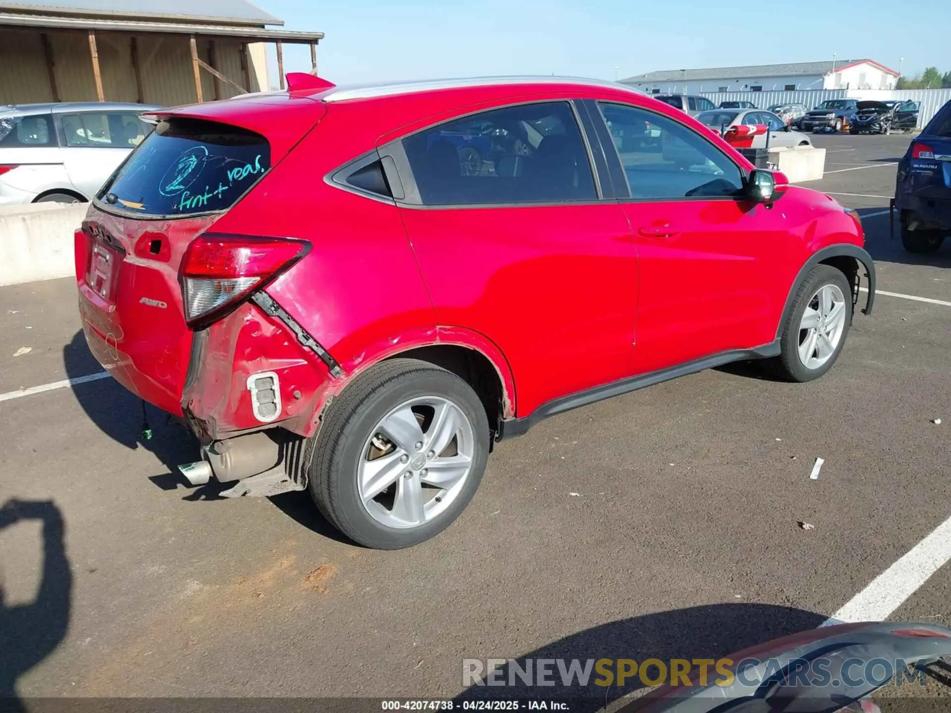 4 fotografías del automóvil dañado 3CZRU6H58LM714601 HONDA HR-V 2020