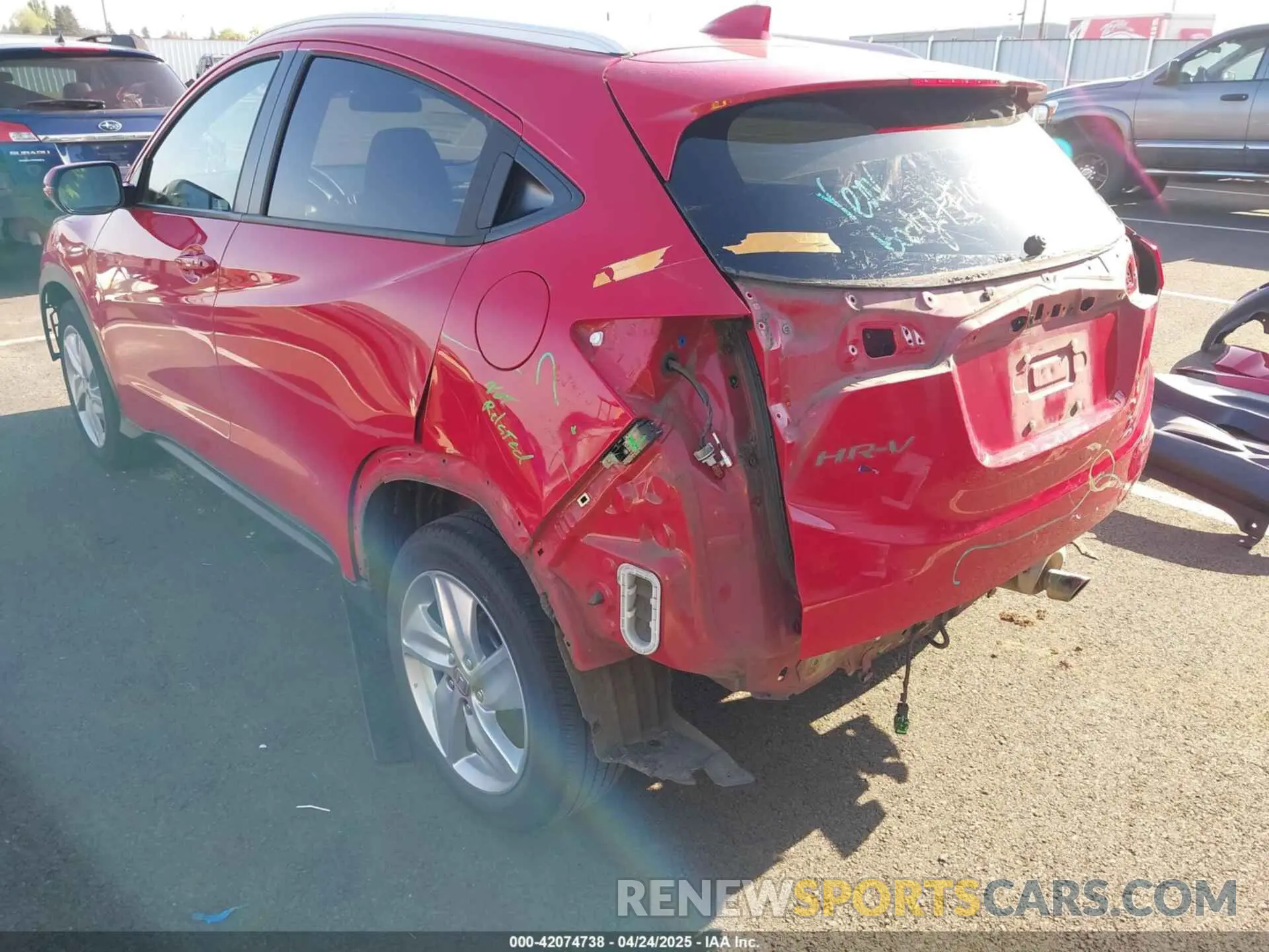 6 fotografías del automóvil dañado 3CZRU6H58LM714601 HONDA HR-V 2020