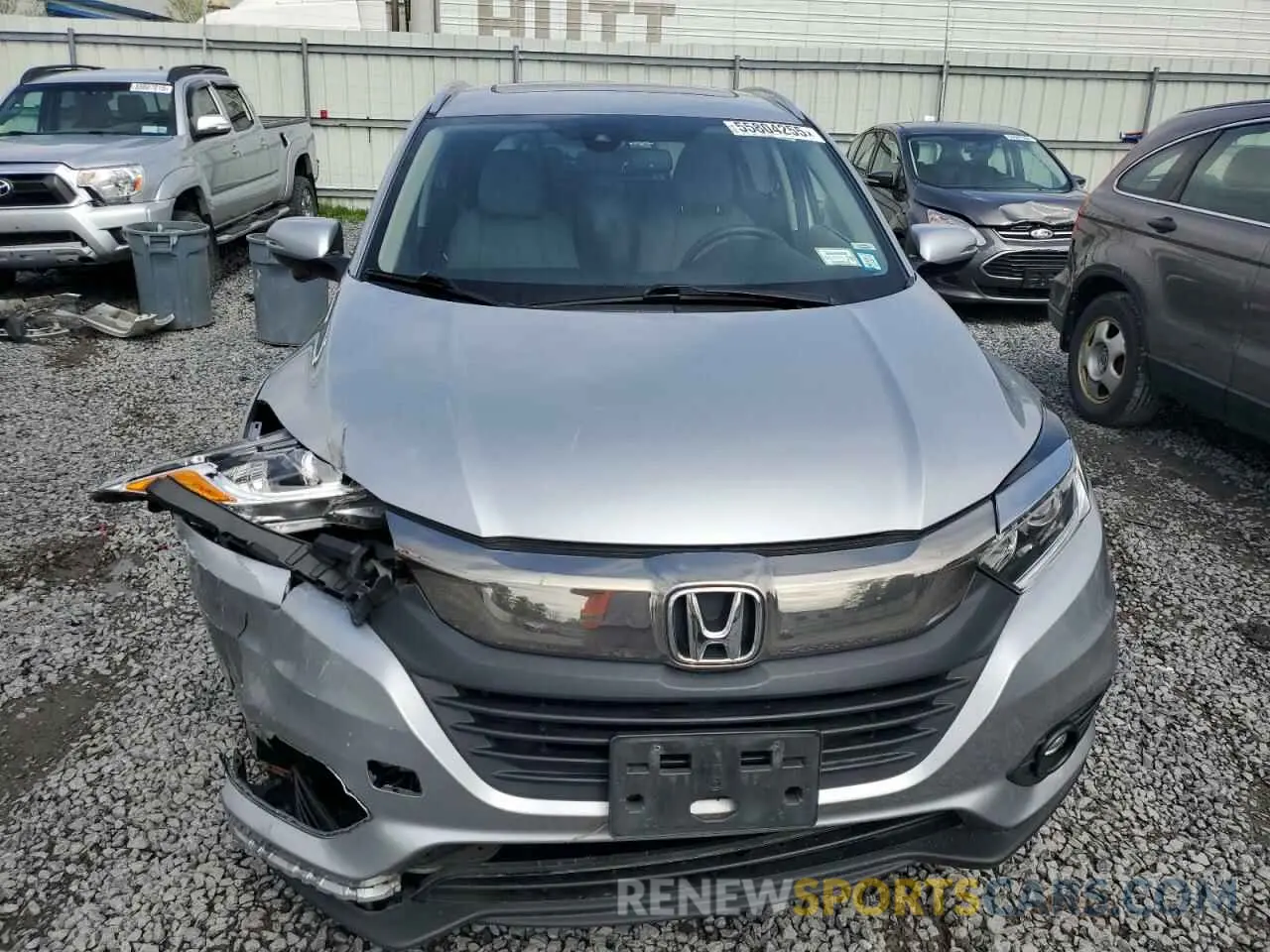 5 fotografías del automóvil dañado 3CZRU6H75LM700219 HONDA HR-V 2020