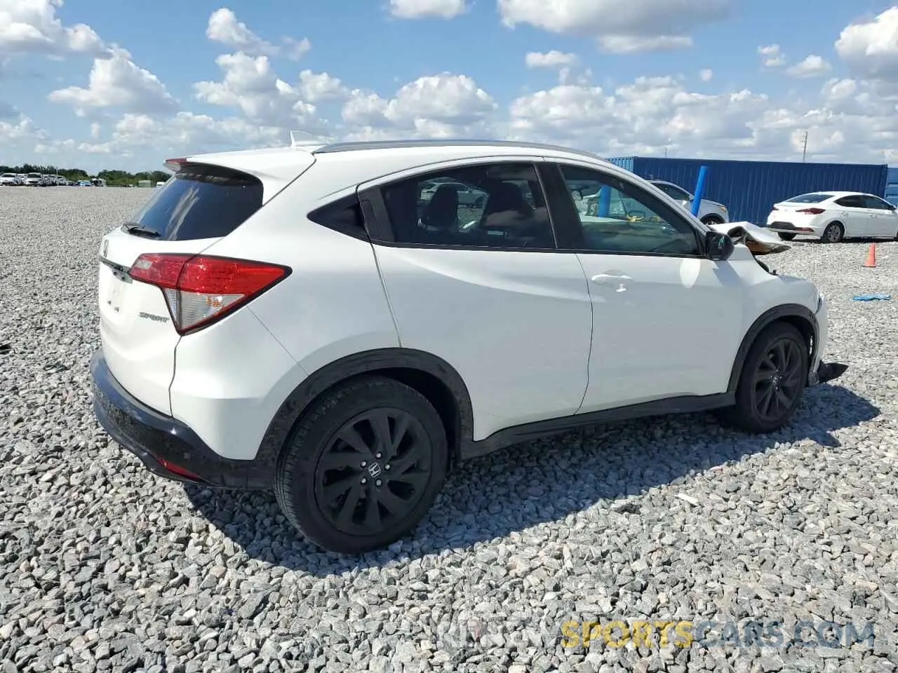 3 fotografías del automóvil dañado 3CZRU5H10MM703116 HONDA HR-V 2021