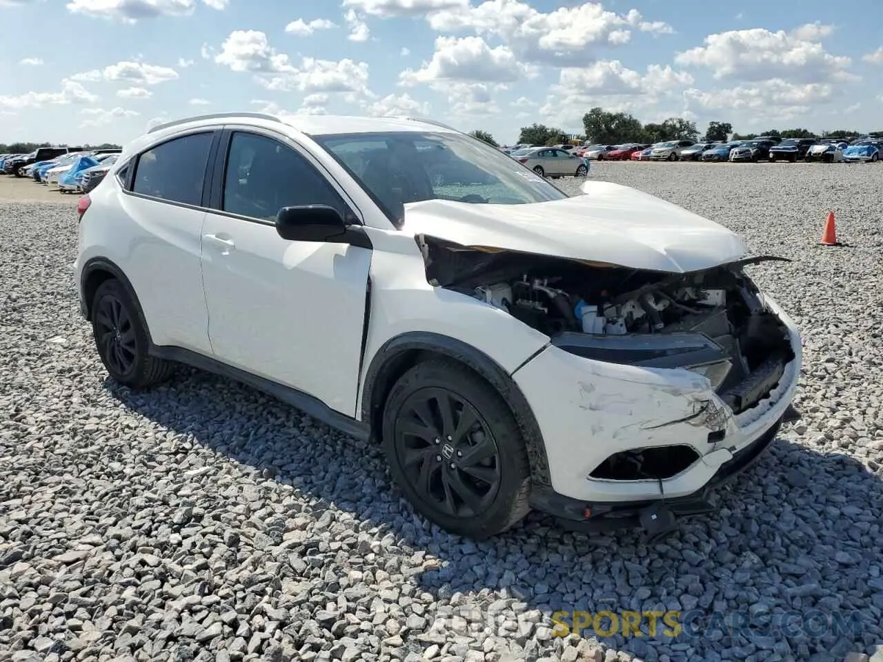 4 fotografías del automóvil dañado 3CZRU5H10MM703116 HONDA HR-V 2021