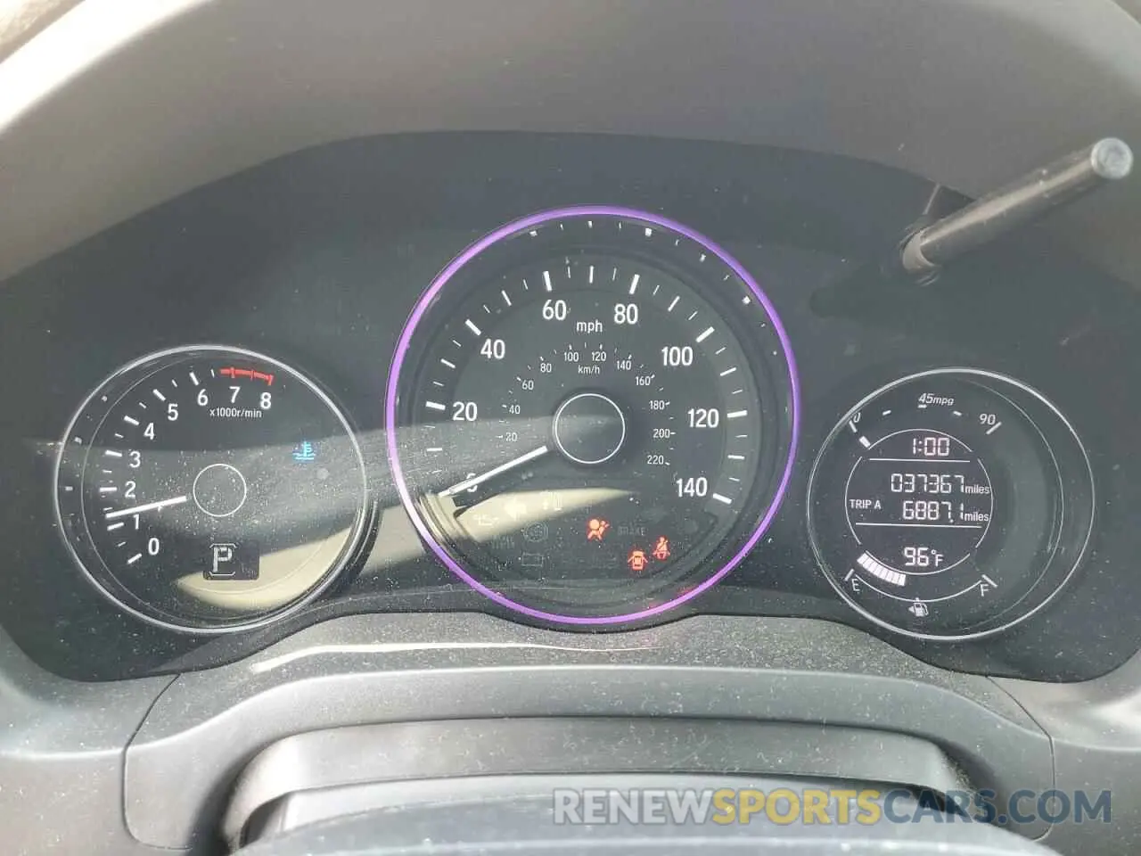 9 fotografías del automóvil dañado 3CZRU5H10MM703116 HONDA HR-V 2021
