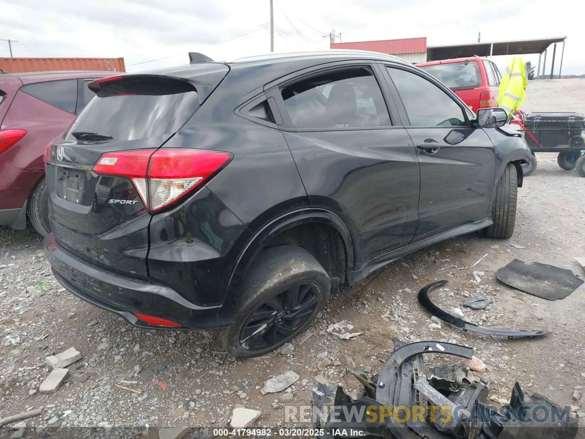 4 fotografías del automóvil dañado 3CZRU5H11MM720863 HONDA HR-V 2021