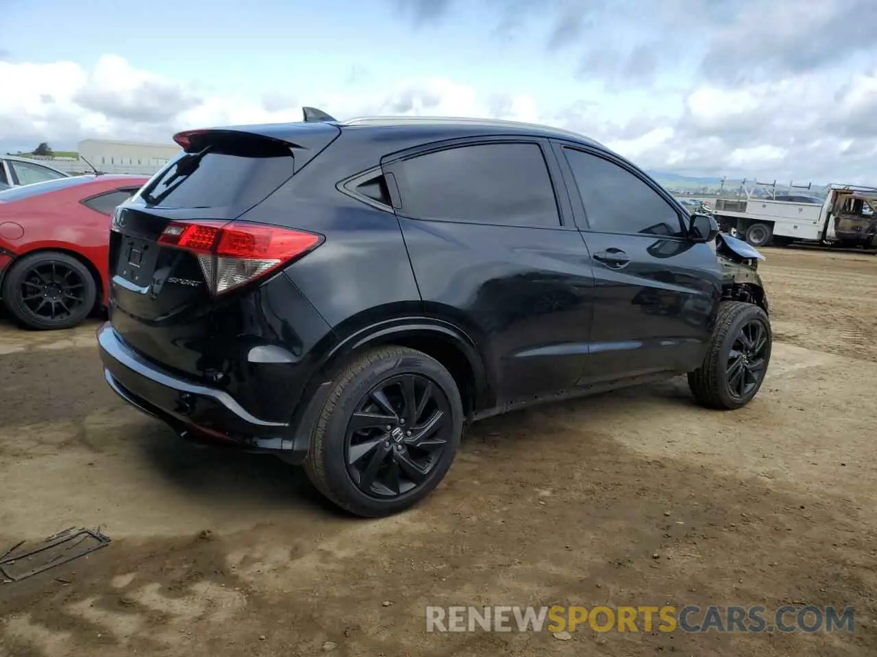 3 fotografías del automóvil dañado 3CZRU5H12MM734657 HONDA HR-V 2021