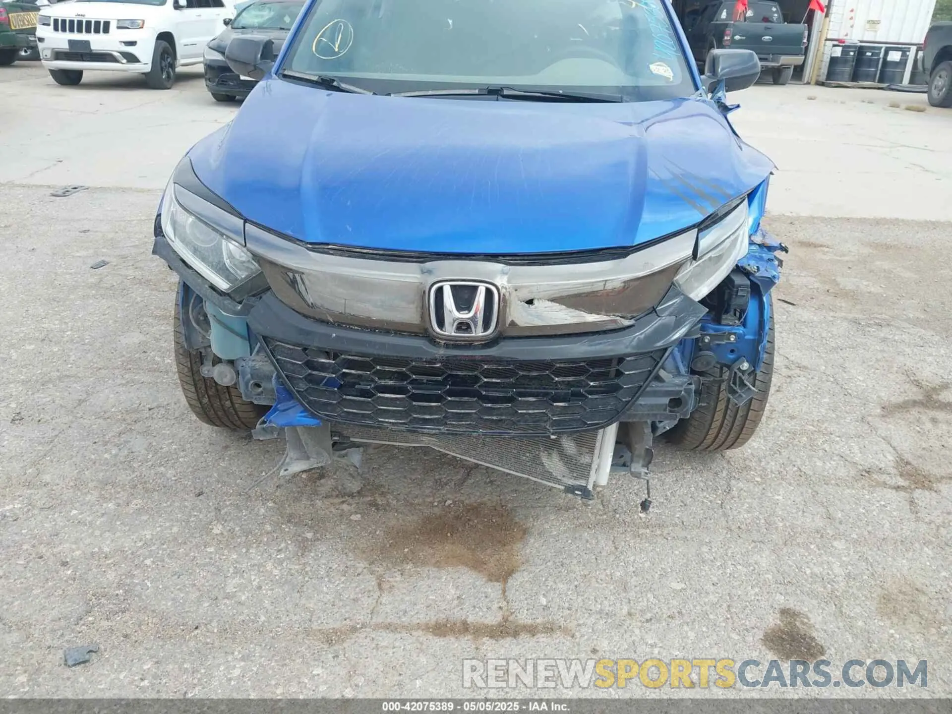 6 fotografías del automóvil dañado 3CZRU5H13MM707760 HONDA HR-V 2021