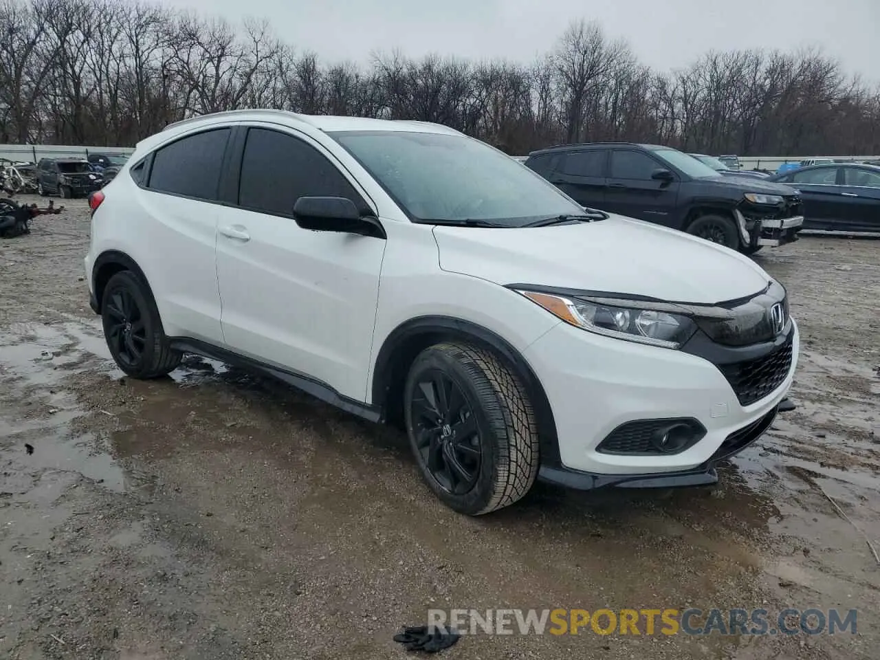 4 fotografías del automóvil dañado 3CZRU5H15MM733664 HONDA HR-V 2021