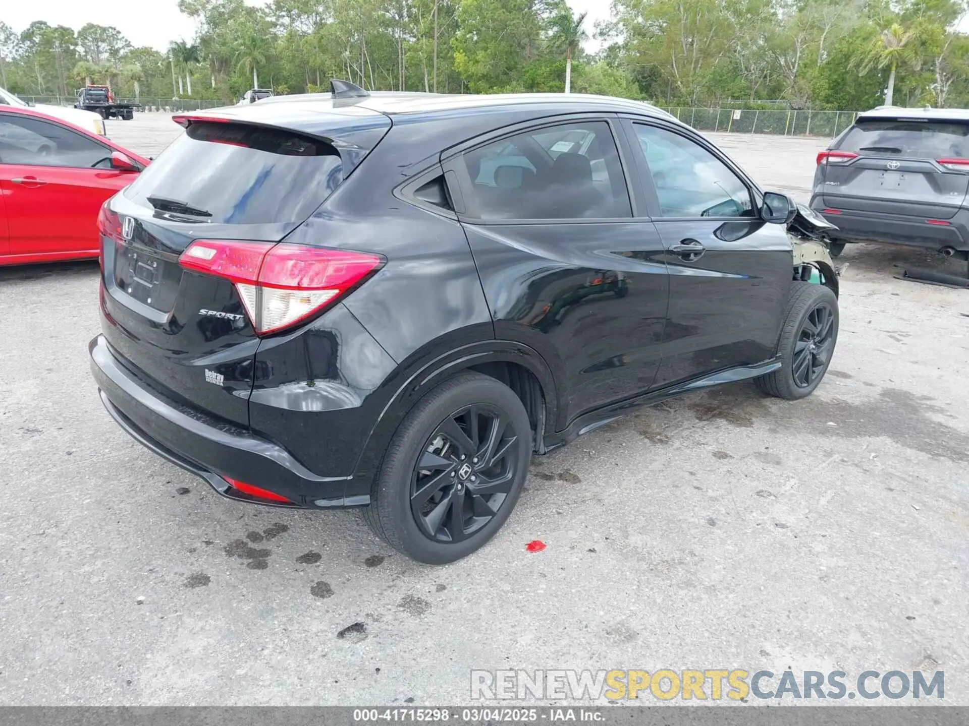 4 fotografías del automóvil dañado 3CZRU5H16MM727310 HONDA HR-V 2021