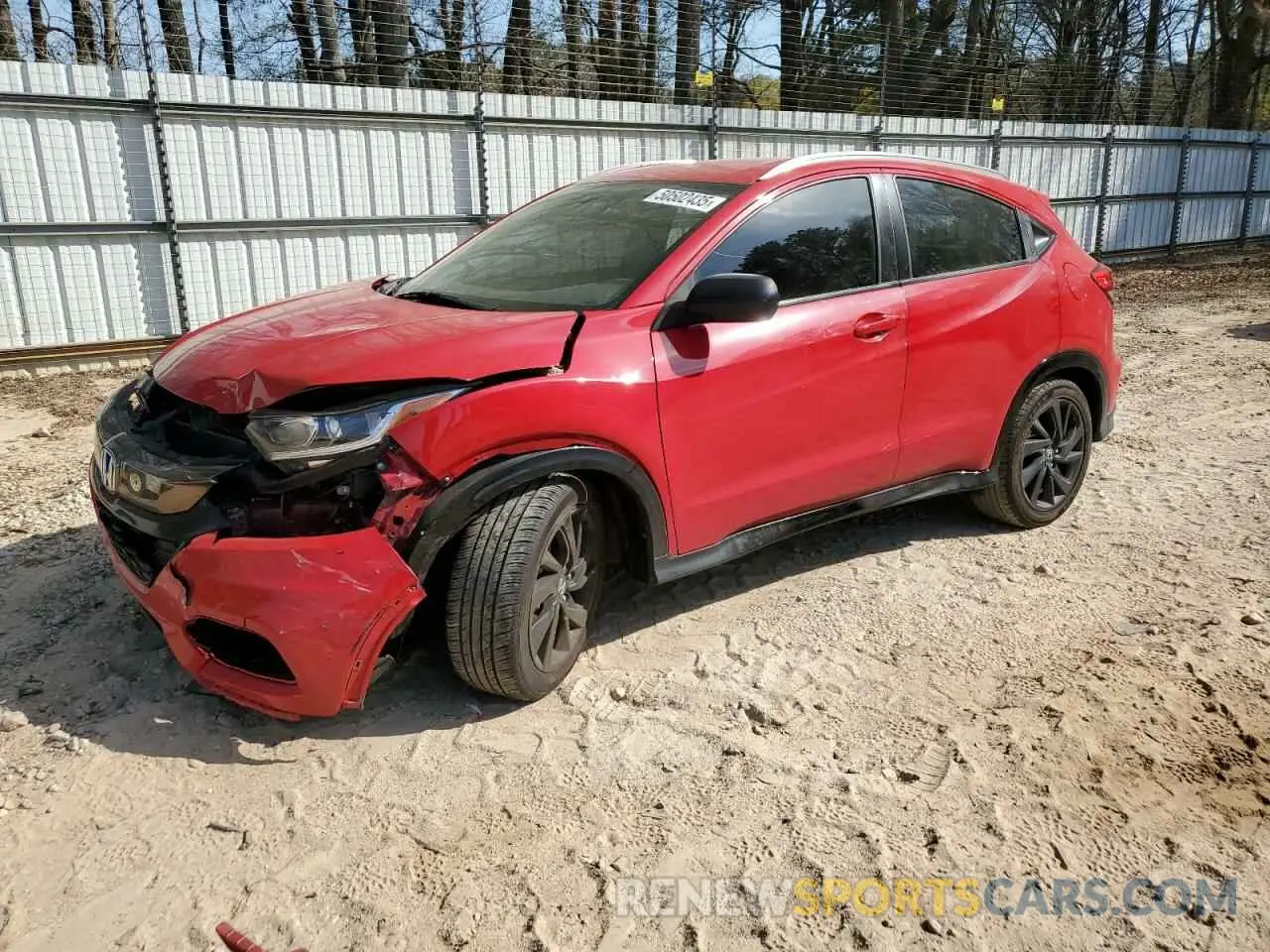 1 fotografías del automóvil dañado 3CZRU5H17MM700813 HONDA HR-V 2021