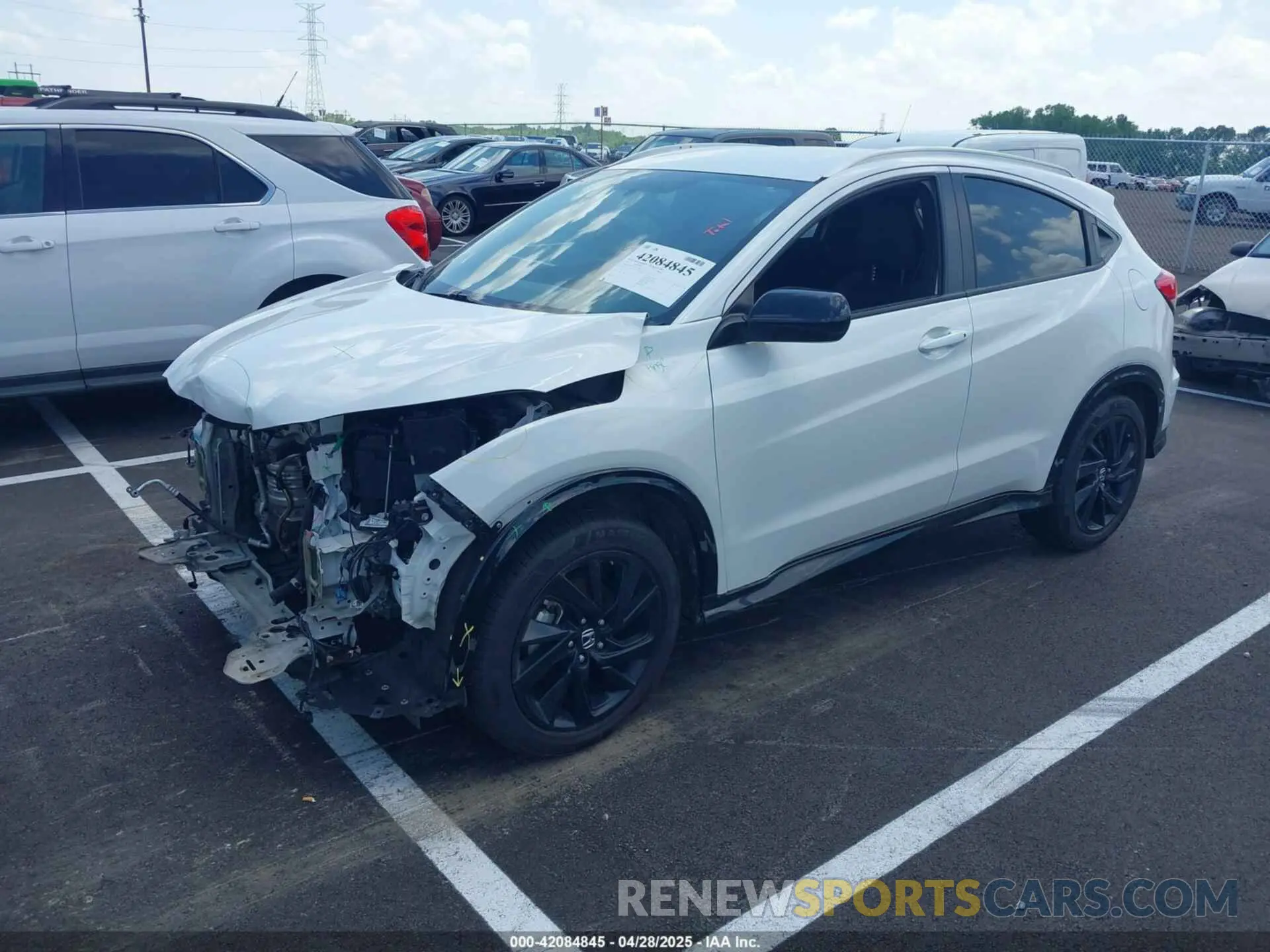 2 fotografías del automóvil dañado 3CZRU5H17MM707809 HONDA HR-V 2021