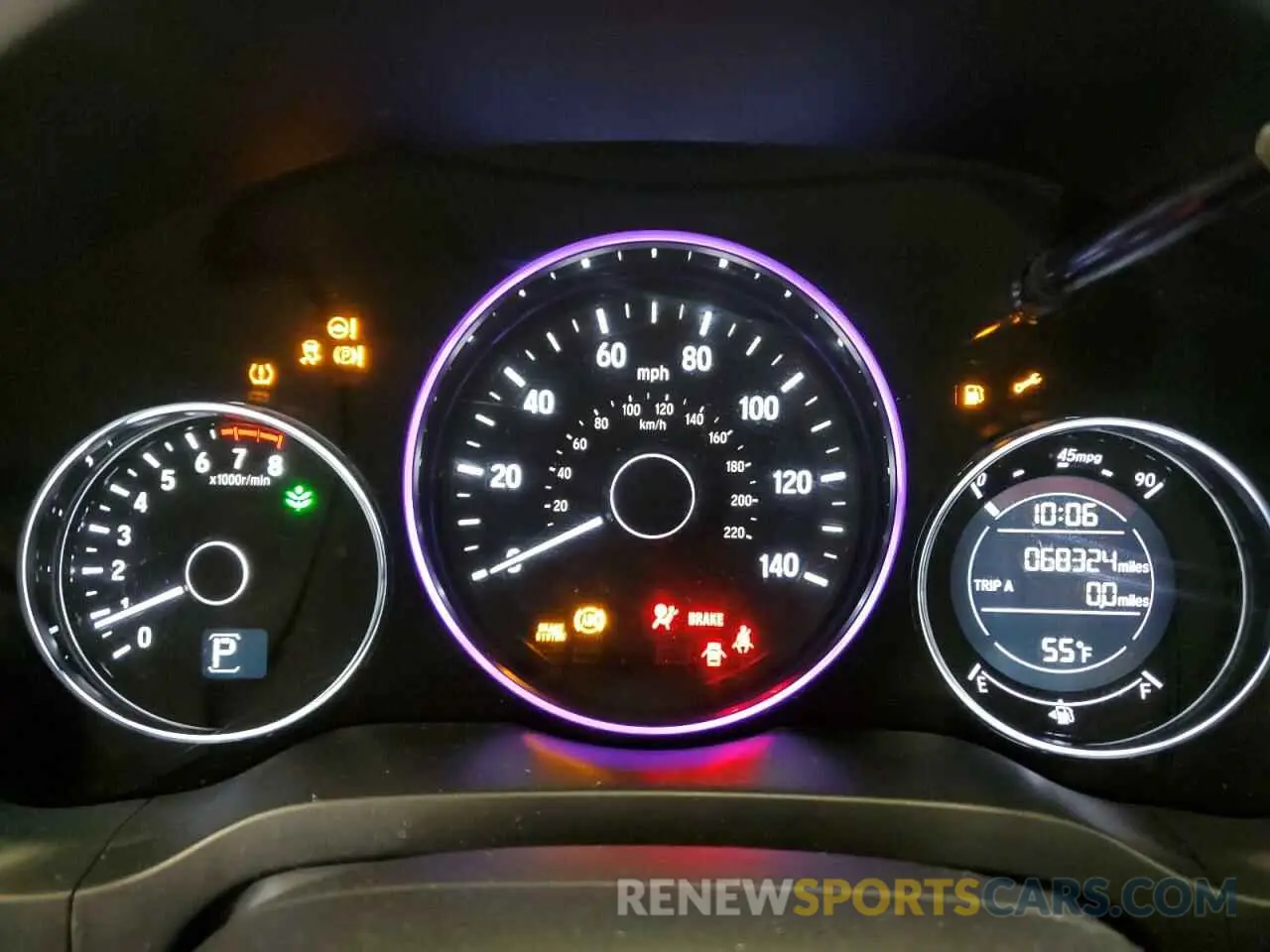 9 fotografías del automóvil dañado 3CZRU5H18MM713750 HONDA HR-V 2021