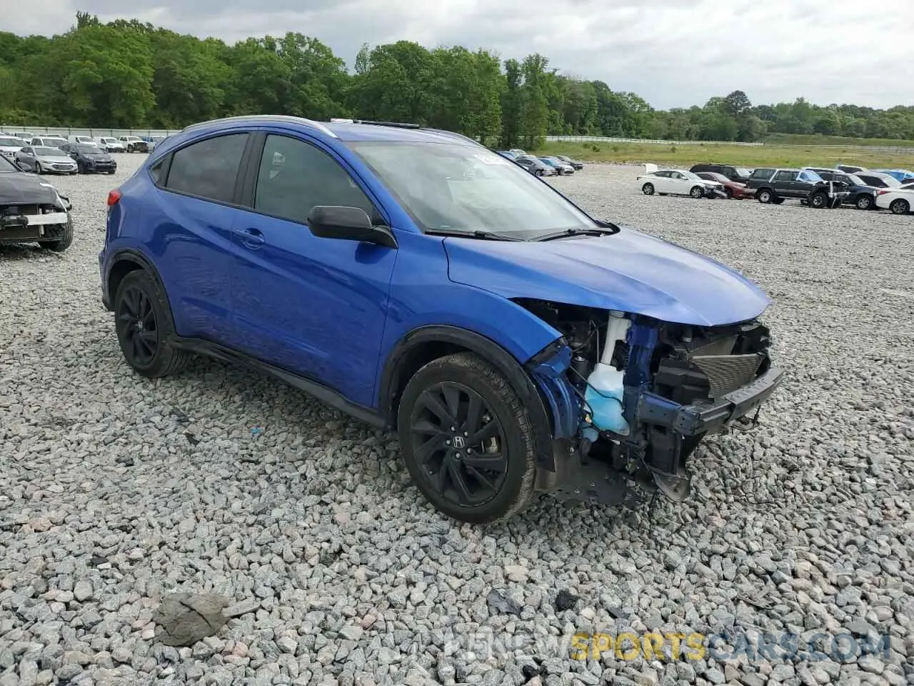 4 fotografías del automóvil dañado 3CZRU5H18MM720701 HONDA HR-V 2021