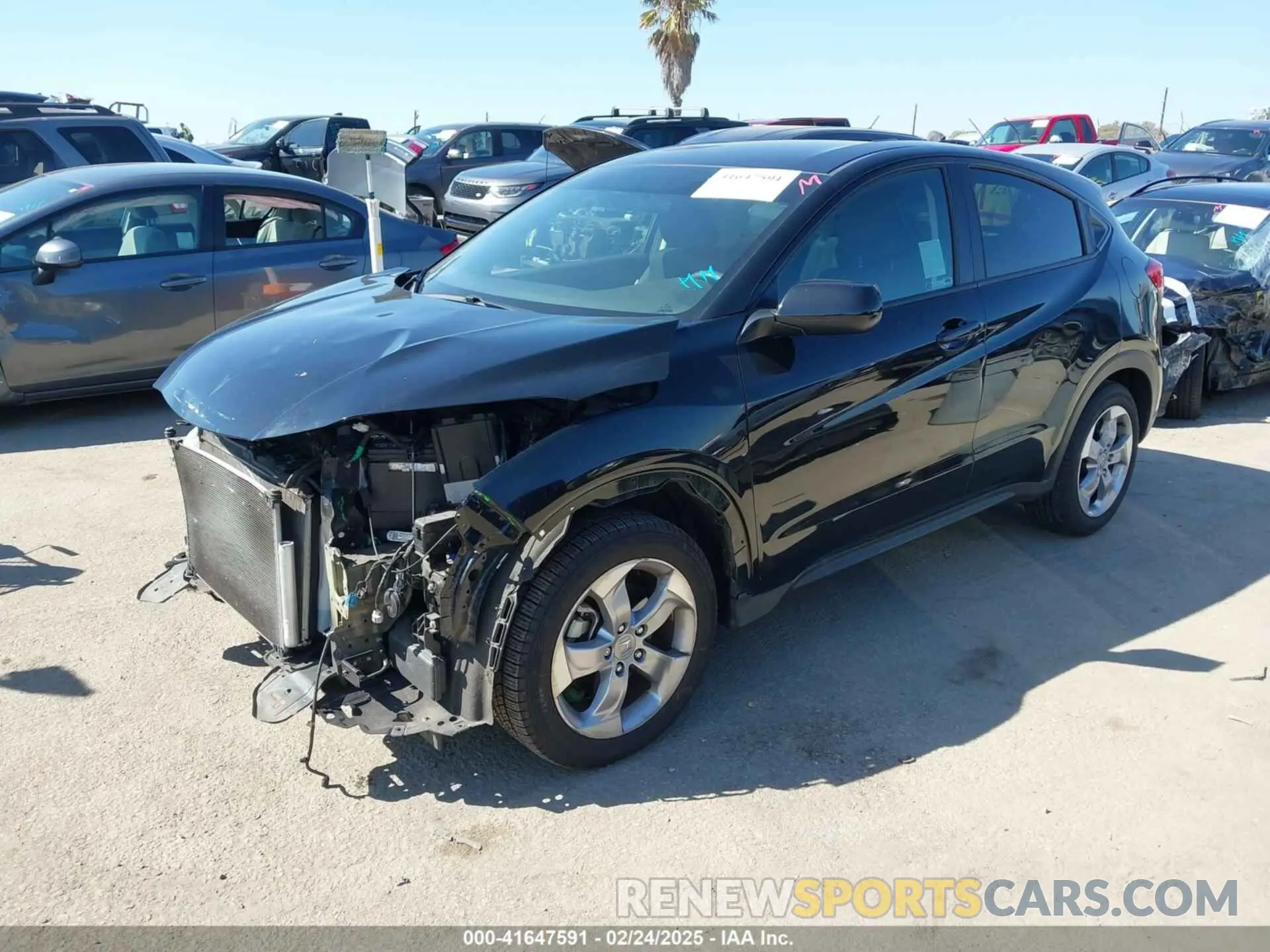 2 fotografías del automóvil dañado 3CZRU5H32MM724941 HONDA HR-V 2021