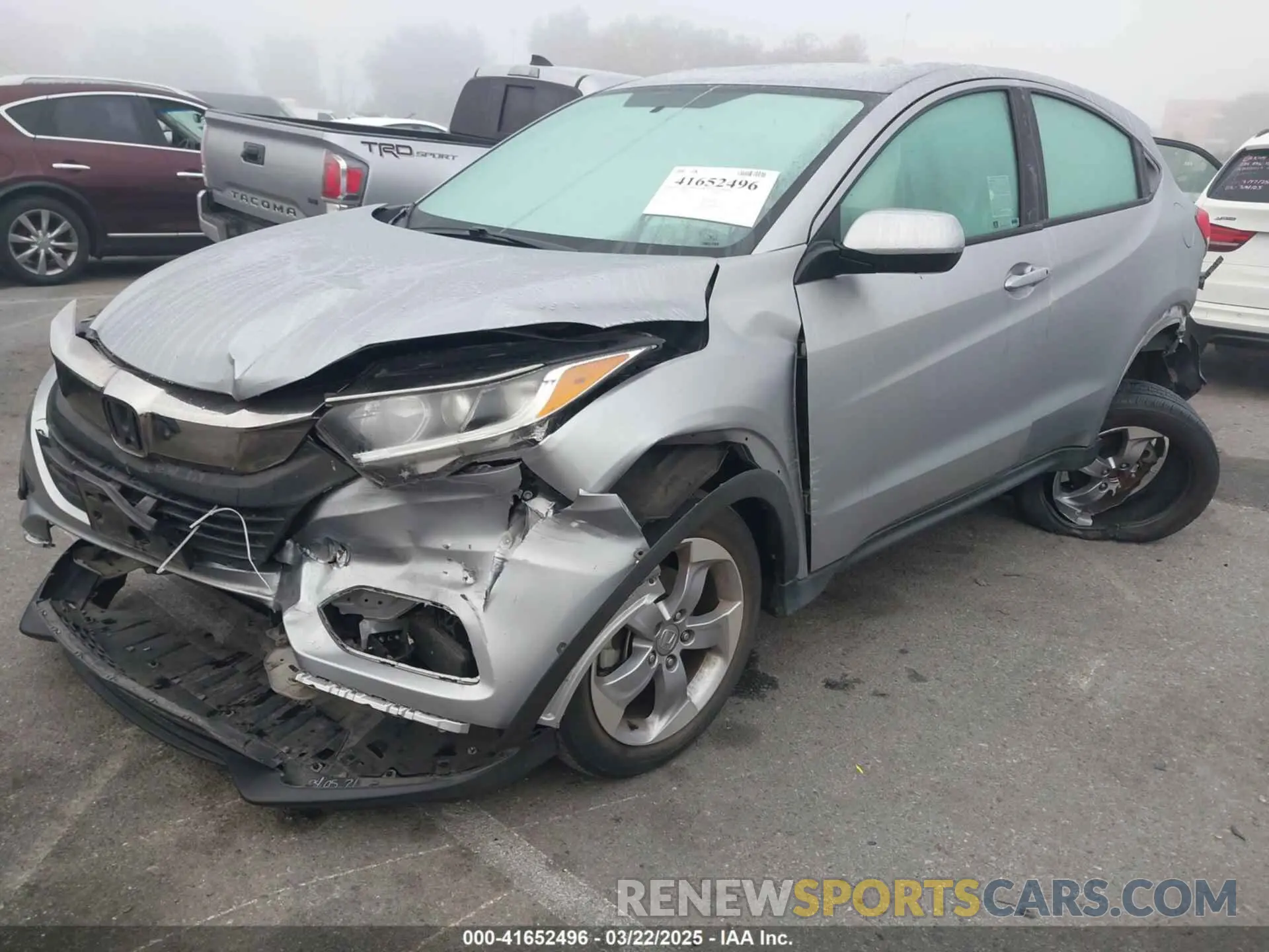 2 fotografías del automóvil dañado 3CZRU5H37MM730671 HONDA HR-V 2021