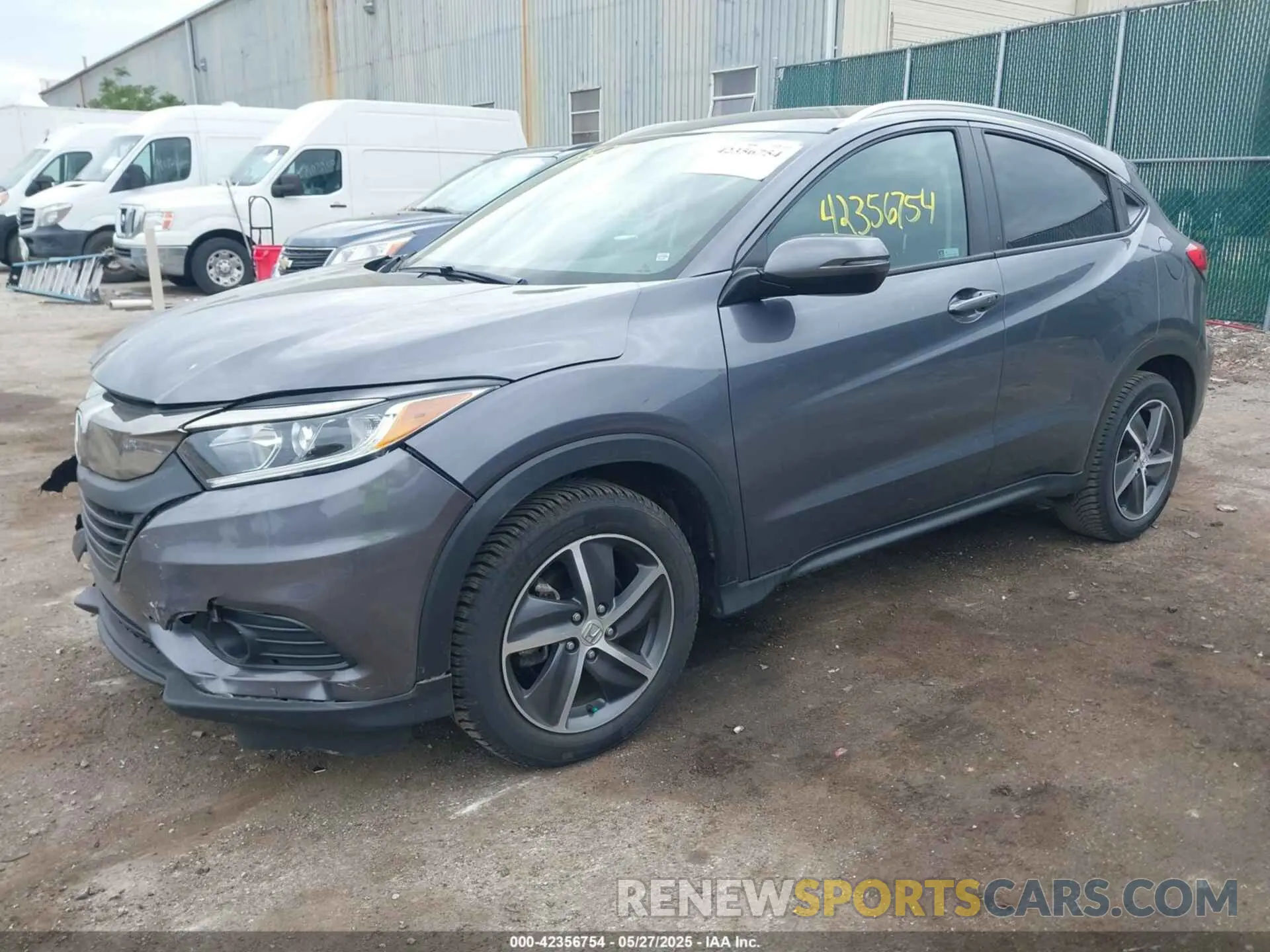 2 fotografías del automóvil dañado 3CZRU5H50MM701563 HONDA HR-V 2021