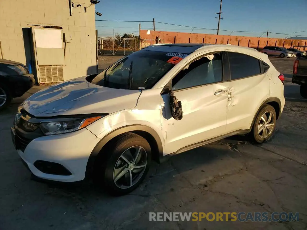 1 fotografías del automóvil dañado 3CZRU5H52MM708014 HONDA HR-V 2021