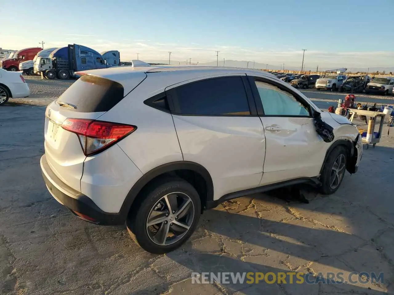 3 fotografías del automóvil dañado 3CZRU5H52MM708014 HONDA HR-V 2021