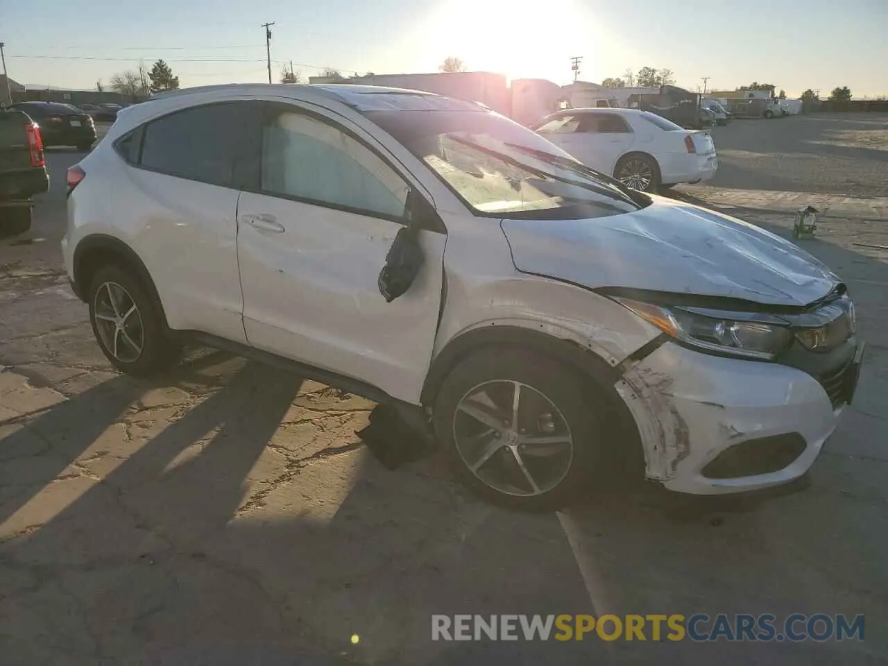 4 fotografías del automóvil dañado 3CZRU5H52MM708014 HONDA HR-V 2021